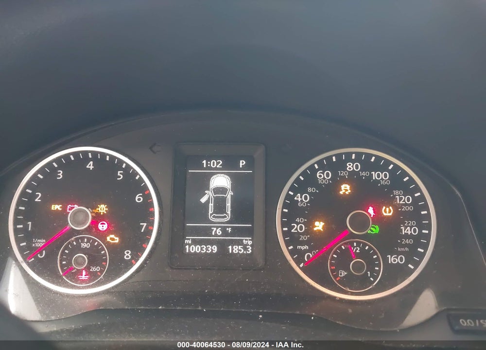2014 VOLKSWAGEN TIGUAN SE VIN: WVGBV3AX5EW547885