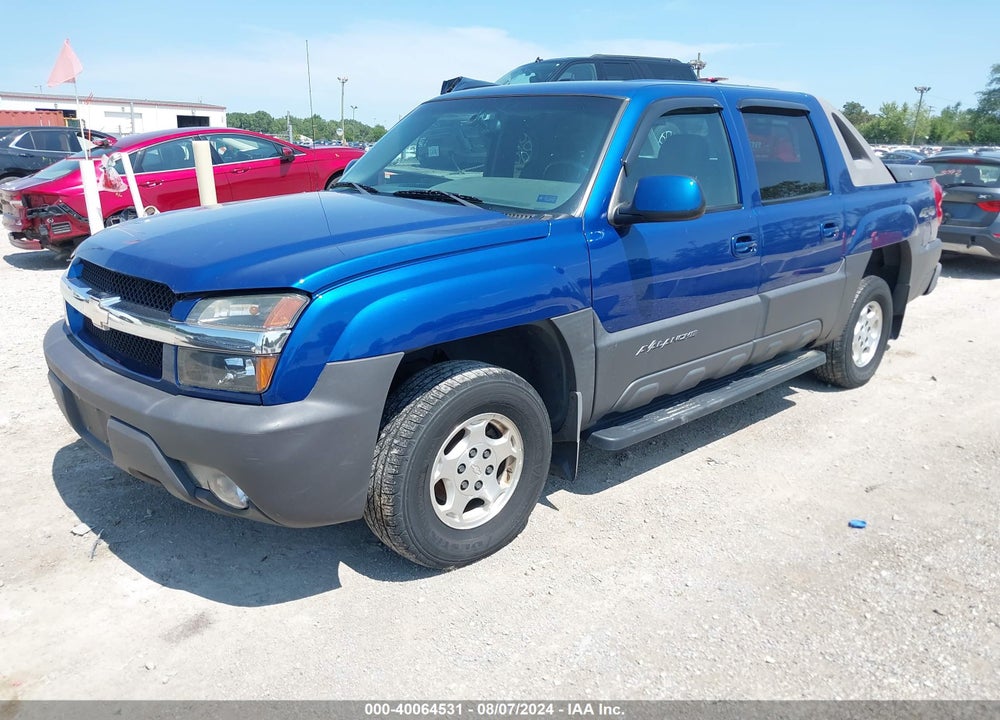 2003 CHEVROLET AVALANCHE 1500 VIN: 3GNEK13T43G289371