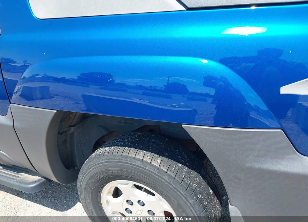 2003 CHEVROLET AVALANCHE 1500 VIN: 3GNEK13T43G289371