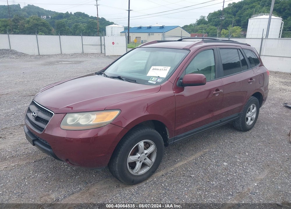 2007 HYUNDAI SANTA FE GLS VIN: 5NMSG73D77H098529