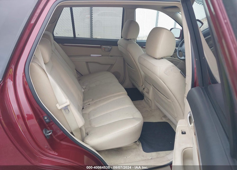 2007 HYUNDAI SANTA FE GLS VIN: 5NMSG73D77H098529