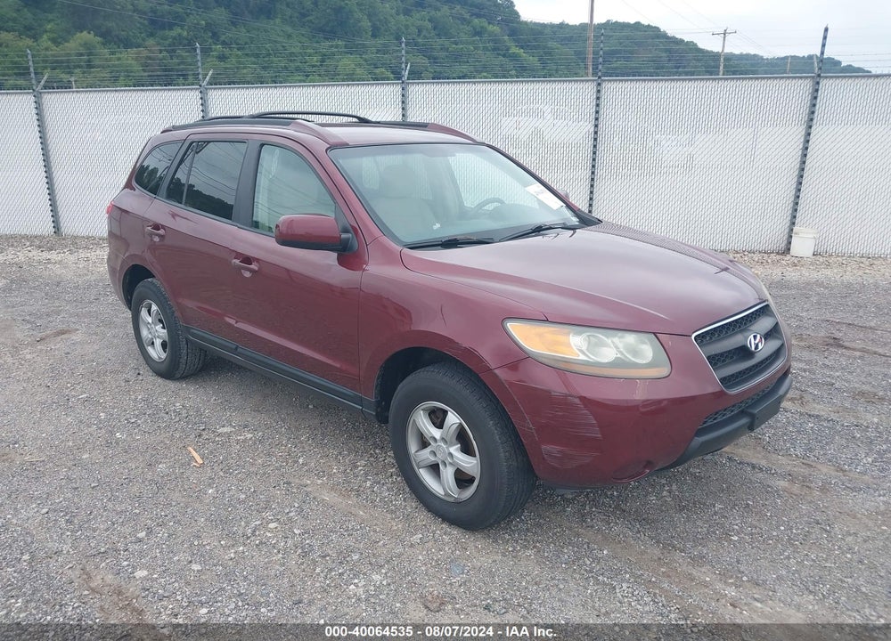 2007 HYUNDAI SANTA FE GLS VIN: 5NMSG73D77H098529
