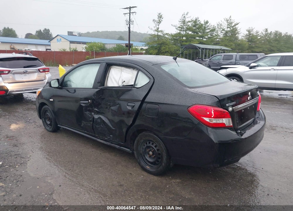 2019 MITSUBISHI MIRAGE G4 ES VIN: ML32F3FJ9KHF07840