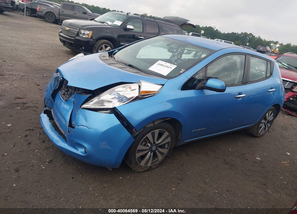 2013 NISSAN LEAF SL VIN: 1N4AZ0CP3DC414371