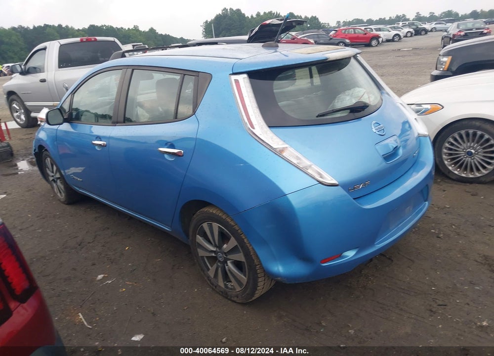 2013 NISSAN LEAF SL VIN: 1N4AZ0CP3DC414371