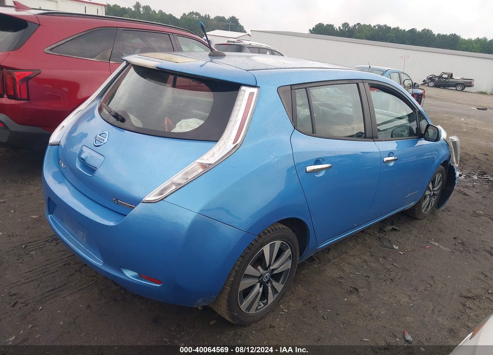 2013 NISSAN LEAF SL VIN: 1N4AZ0CP3DC414371