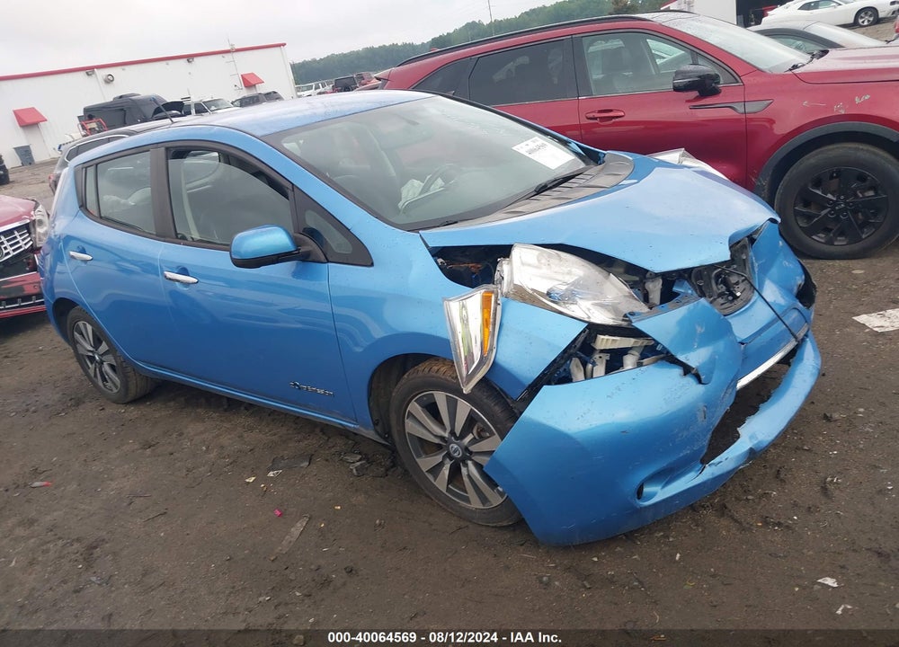 2013 NISSAN LEAF SL VIN: 1N4AZ0CP3DC414371