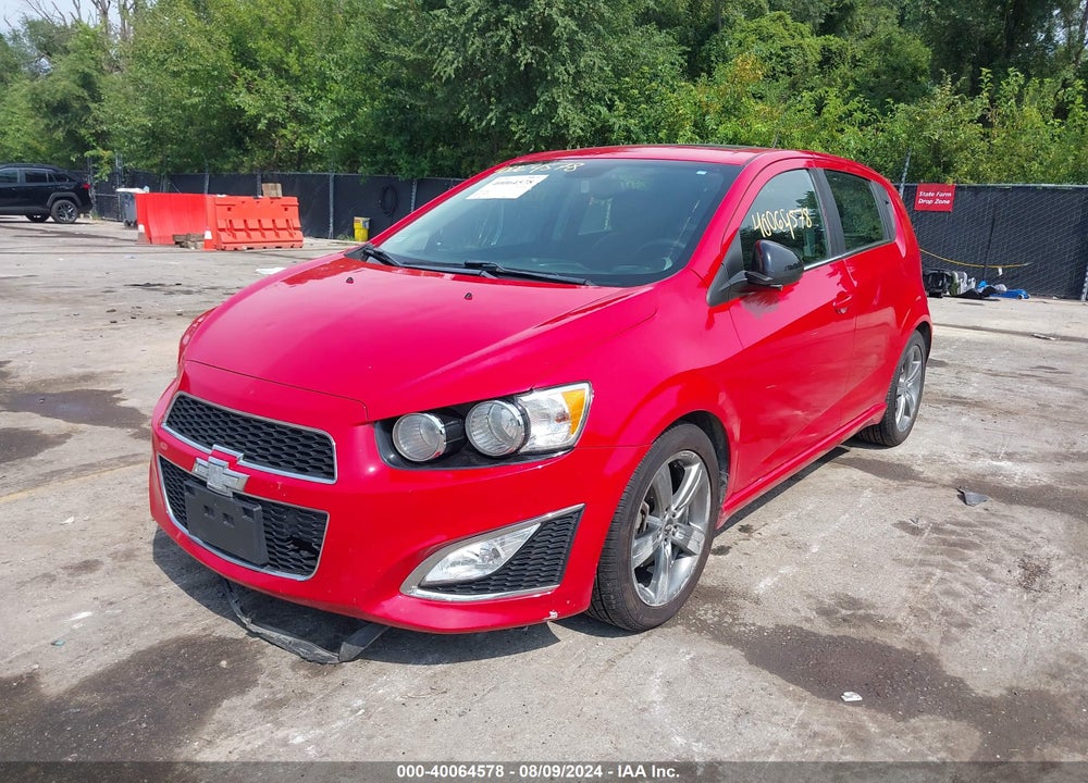 2013 CHEVROLET SONIC RS AUTO VIN: 1G1JG6SB2D4207837