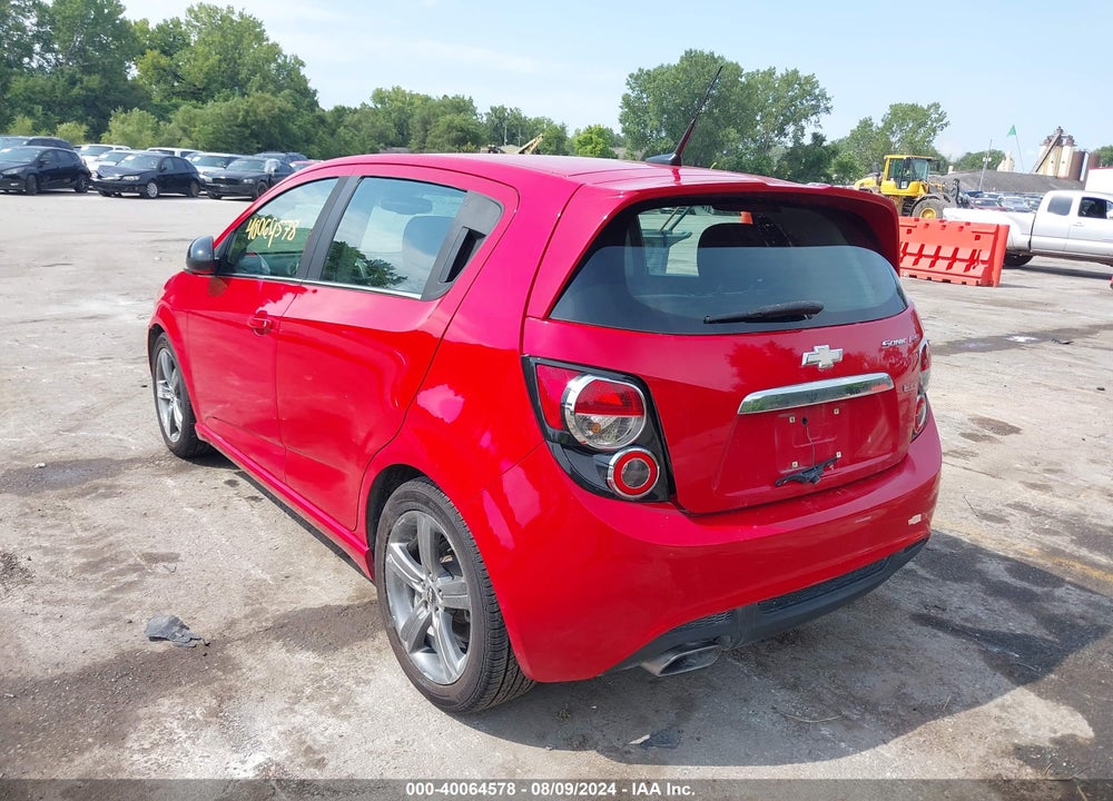 2013 CHEVROLET SONIC RS AUTO VIN: 1G1JG6SB2D4207837