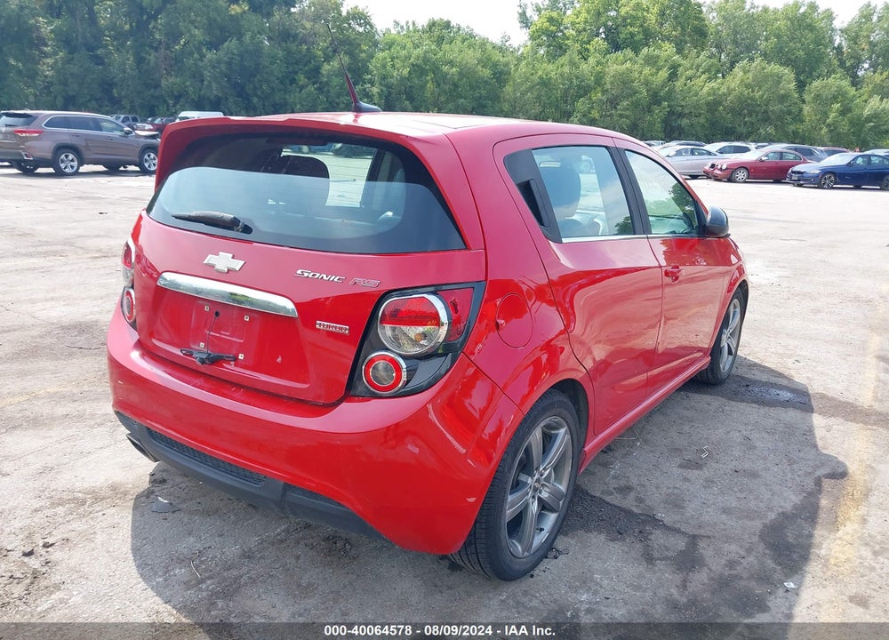2013 CHEVROLET SONIC RS AUTO VIN: 1G1JG6SB2D4207837