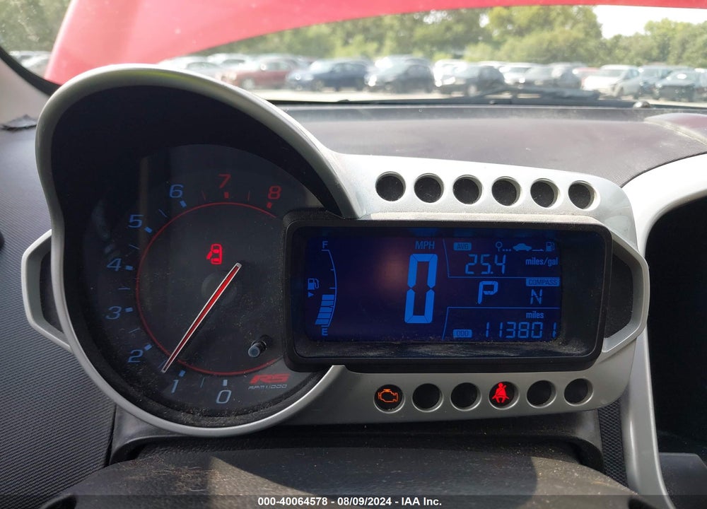 2013 CHEVROLET SONIC RS AUTO VIN: 1G1JG6SB2D4207837