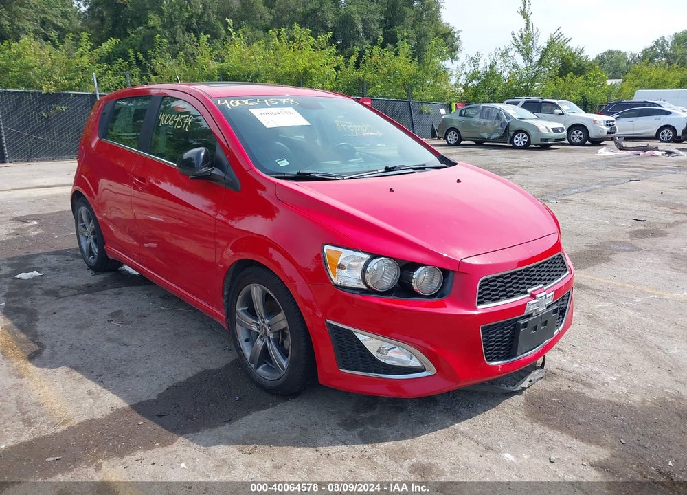 2013 CHEVROLET SONIC RS AUTO VIN: 1G1JG6SB2D4207837