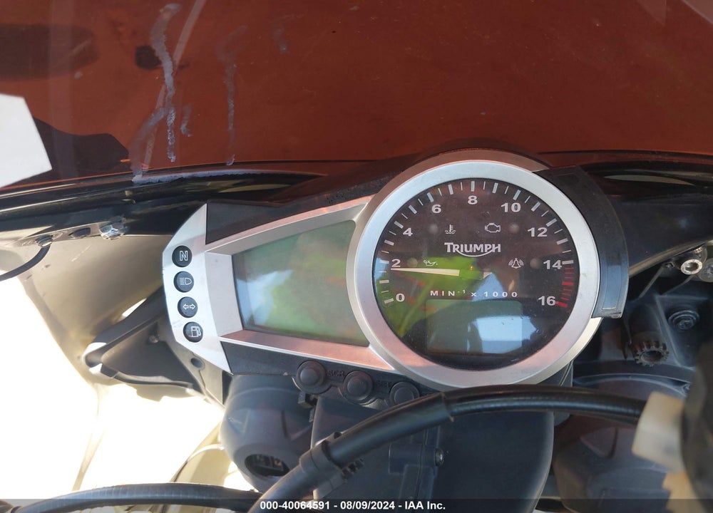 2009 TRIUMPH MOTORCYCLE DAYTONA 675 VIN: SMTD00NS99J397728