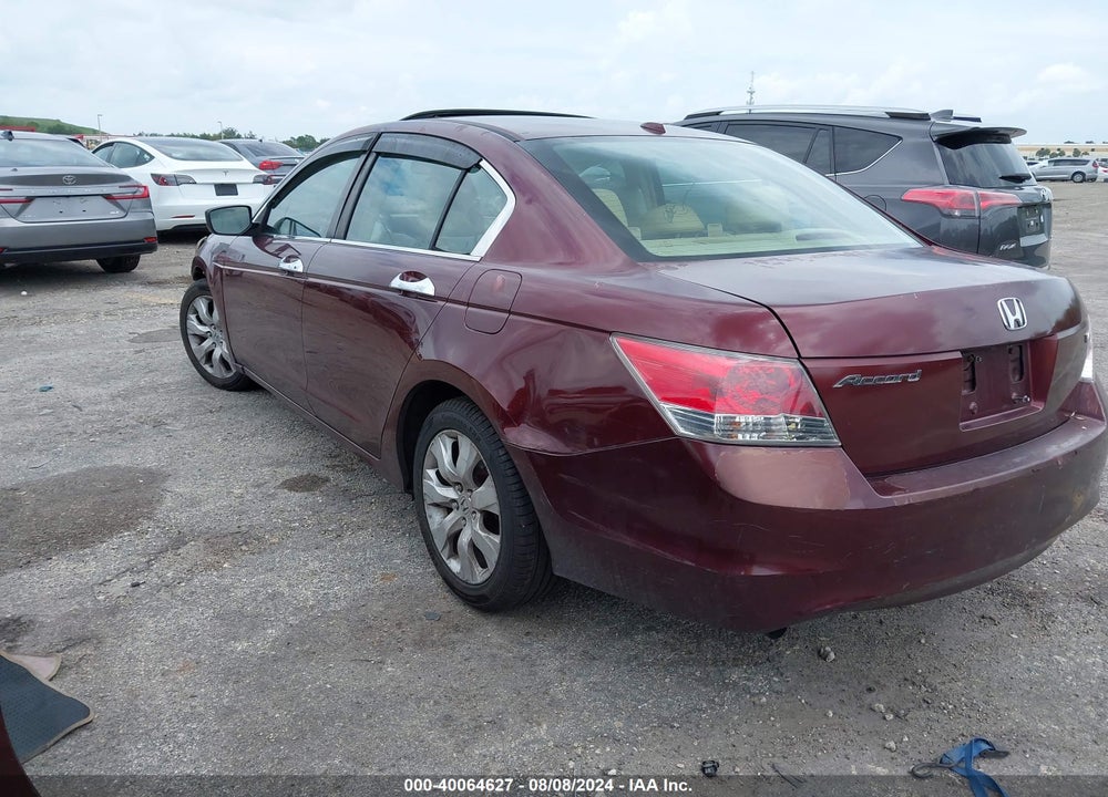 2008 HONDA ACCORD 3.5 EX-L VIN: 1HGCP36888A049266