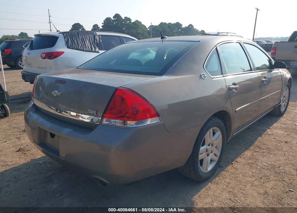 2006 CHEVROLET IMPALA LT VIN: 2G1WC581169374250