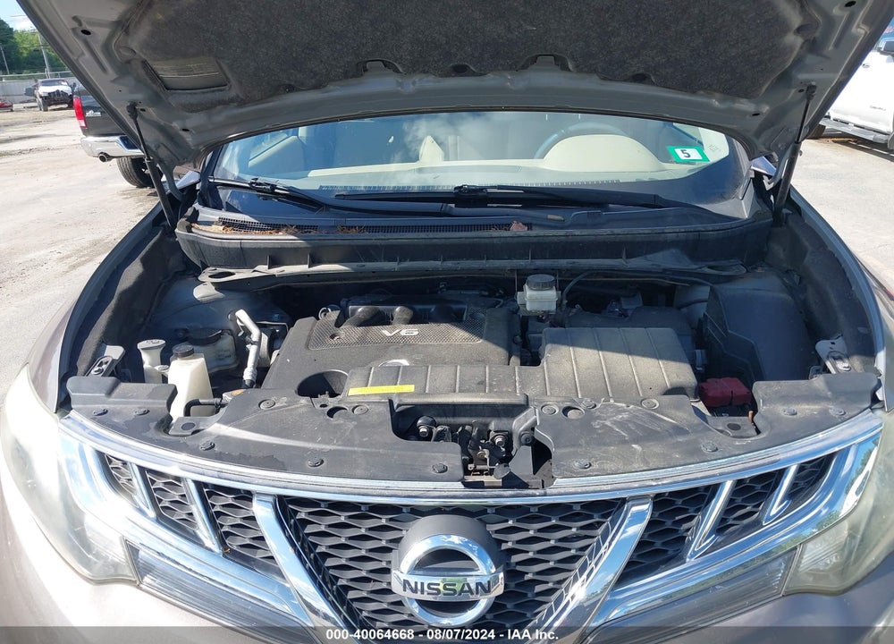 2011 NISSAN MURANO S VIN: JN8AZ1MW5BW183253