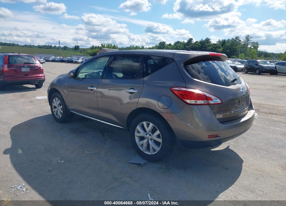 2011 NISSAN MURANO S VIN: JN8AZ1MW5BW183253