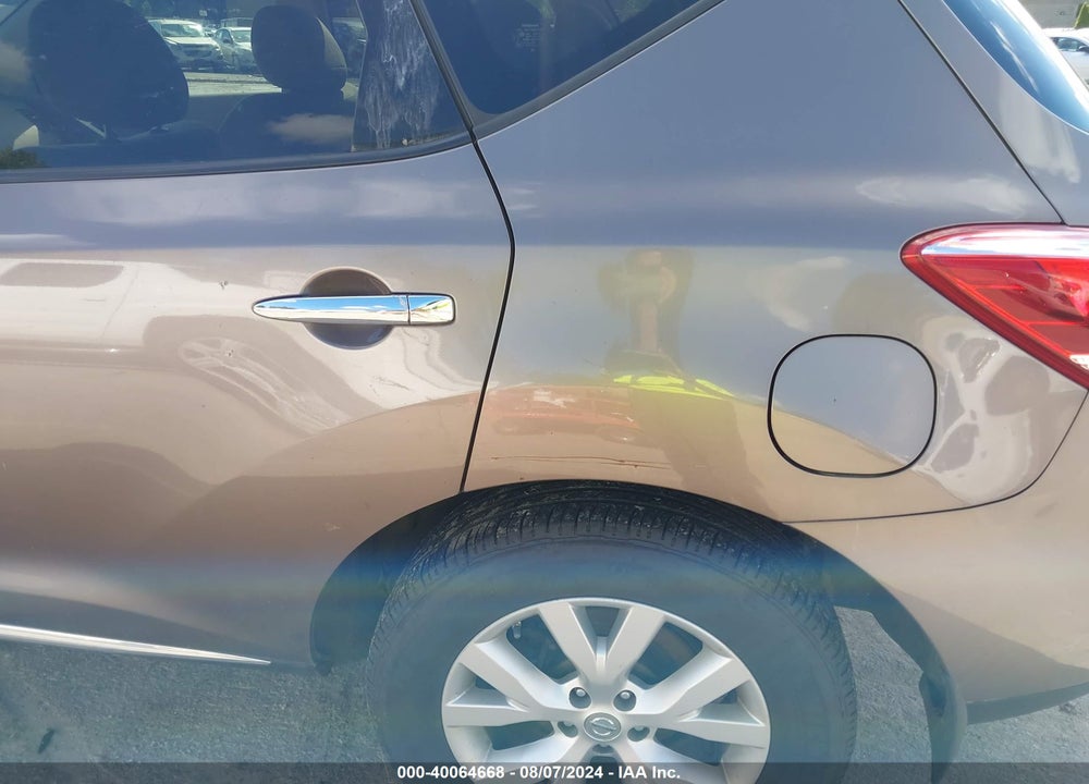 2011 NISSAN MURANO S VIN: JN8AZ1MW5BW183253