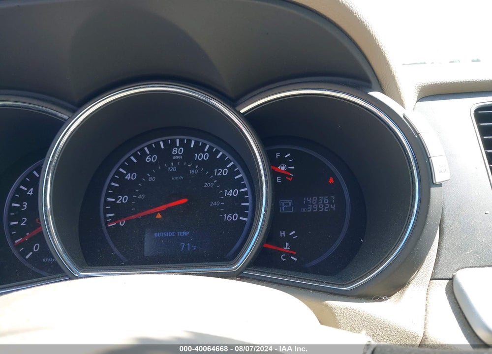 2011 NISSAN MURANO S VIN: JN8AZ1MW5BW183253