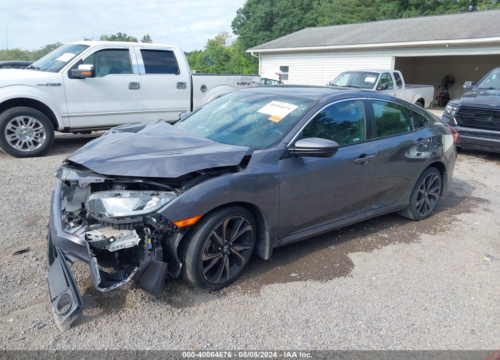 2020 HONDA CIVIC SPORT VIN: 2HGFC2F8XLH529144