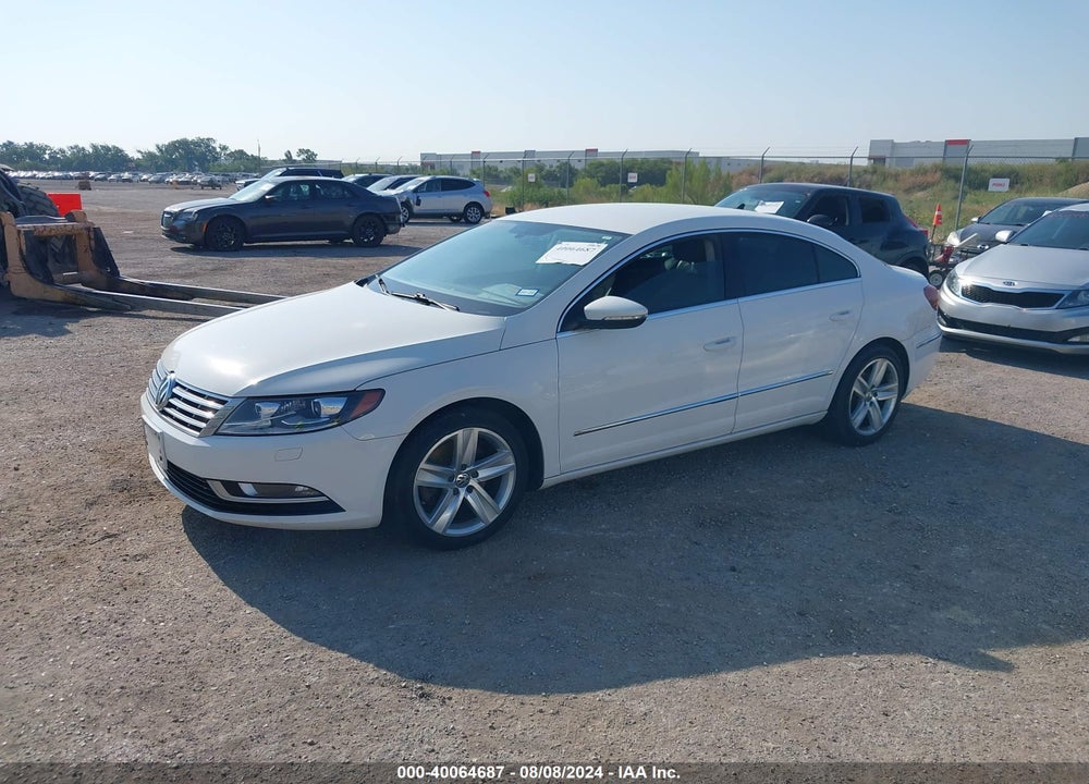 2014 VOLKSWAGEN CC 2.0T SPORT VIN: WVWBN7AN8EE519935