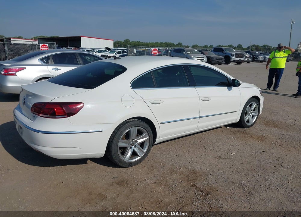 2014 VOLKSWAGEN CC 2.0T SPORT VIN: WVWBN7AN8EE519935