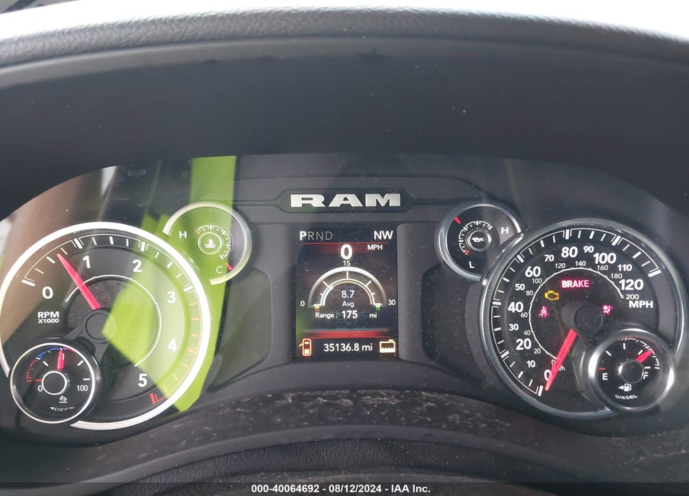 2024 RAM 2500 BIG HORN VIN: 3C6UR5DL2RG153911