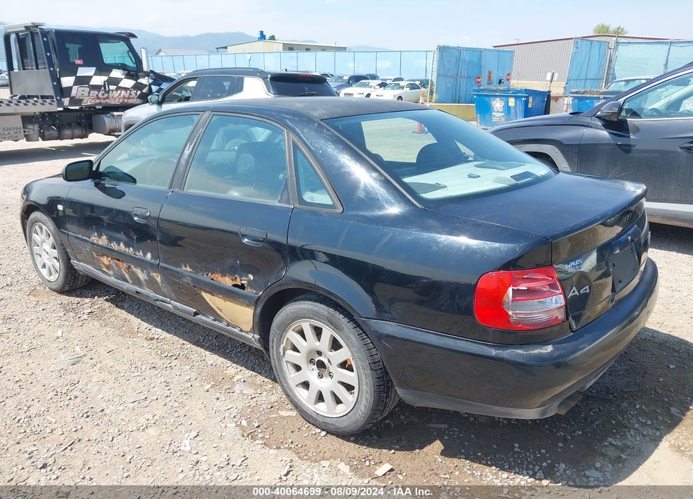 2001 AUDI A4 1.8 T VIN: WAUDC68D61A090878