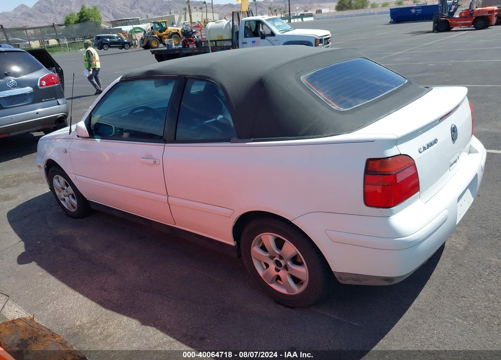 2002 VOLKSWAGEN CABRIO GLX VIN: 3VWDC21V92M803630