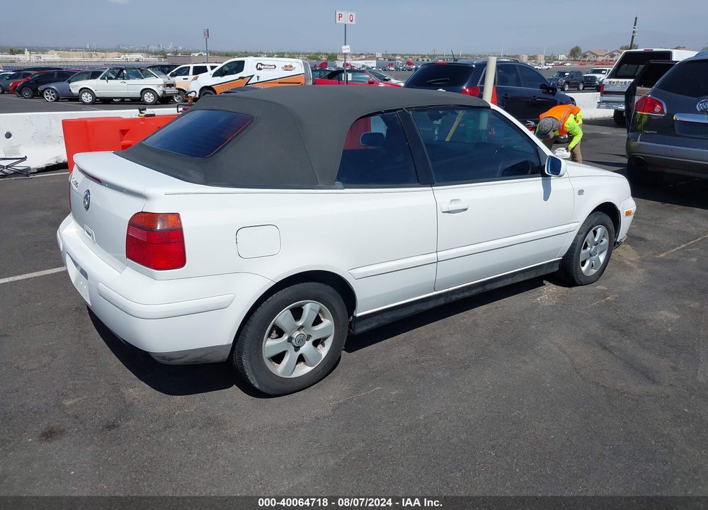 2002 VOLKSWAGEN CABRIO GLX VIN: 3VWDC21V92M803630