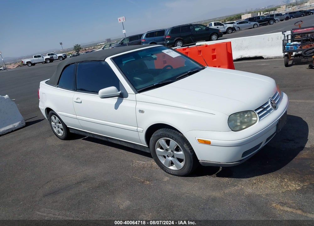 2002 VOLKSWAGEN CABRIO GLX VIN: 3VWDC21V92M803630
