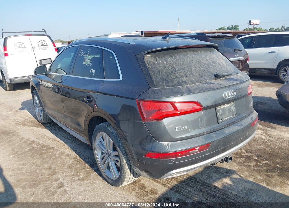 2018 AUDI Q5 PREMIUM PLUS VIN: WA1BNAFY6J2191601