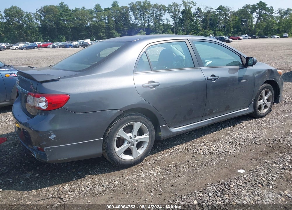 2013 TOYOTA COROLLA S VIN: 2T1BU4EE5DC951525