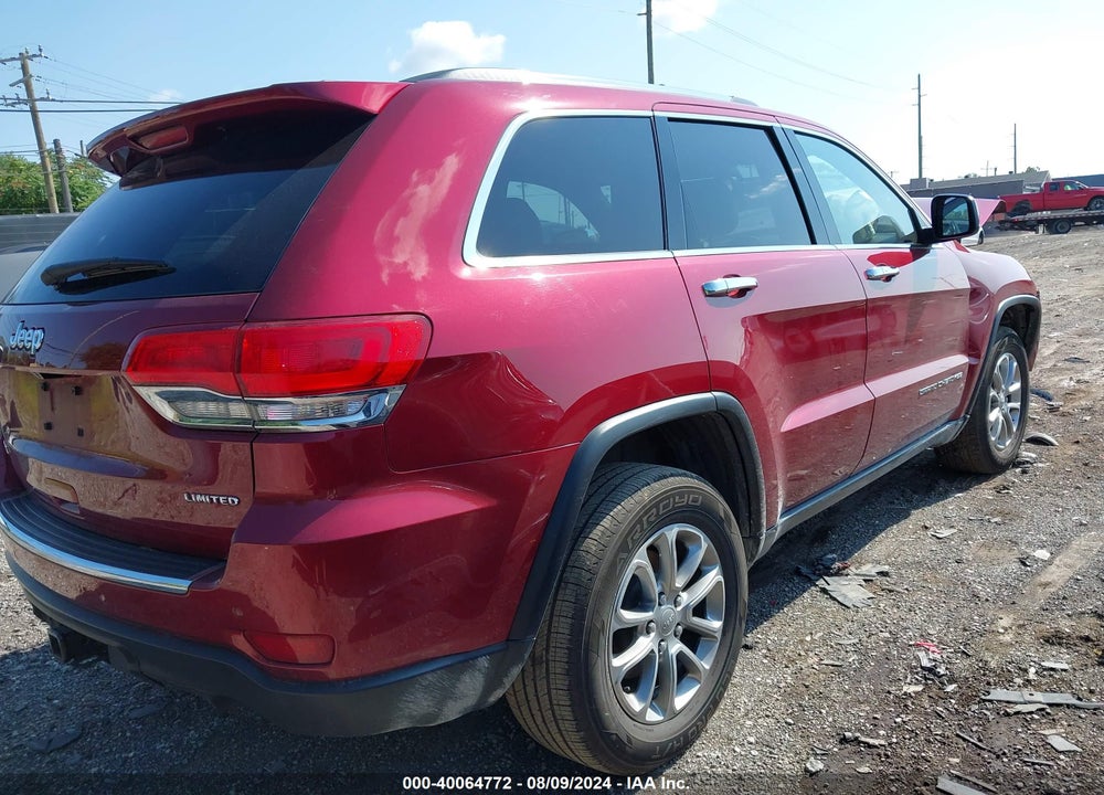 2015 JEEP GRAND CHEROKEE LIMITED VIN: 1C4RJFBGXFC241654