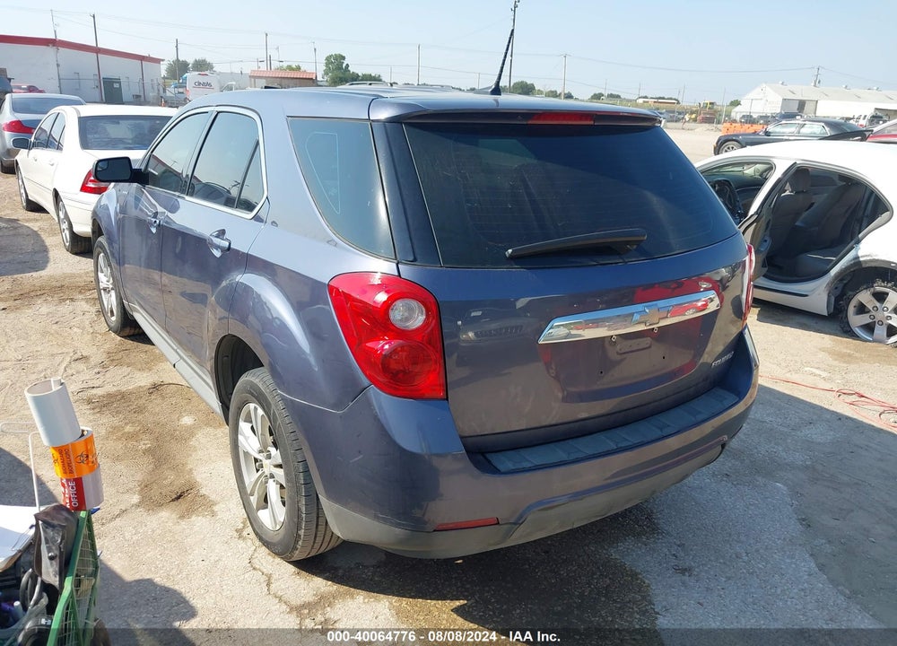 2013 CHEVROLET EQUINOX LS VIN: 2GNALBEK7D6381626