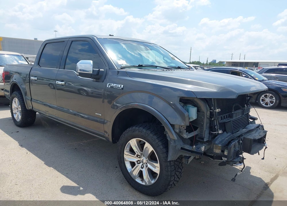 2016 FORD F-150 PLATINUM VIN: 1FTEW1EG6GFA85255