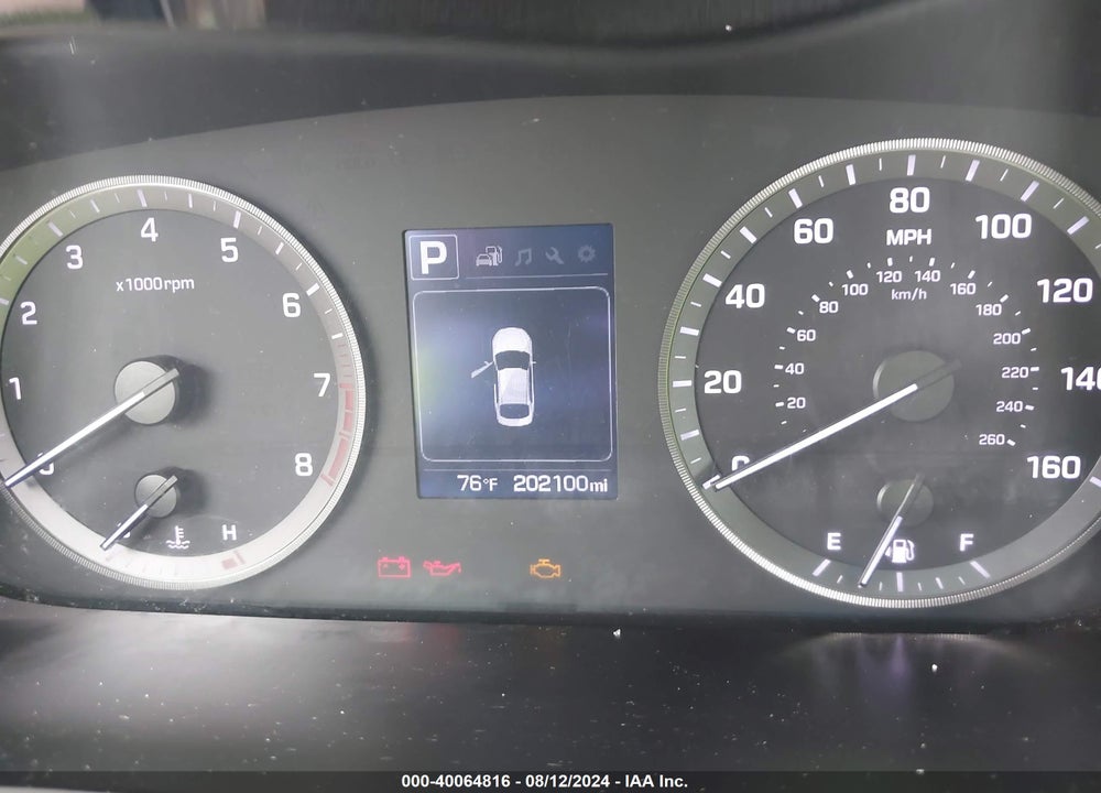 2016 HYUNDAI SONATA SE VIN: 5NPE24AF0GH296709