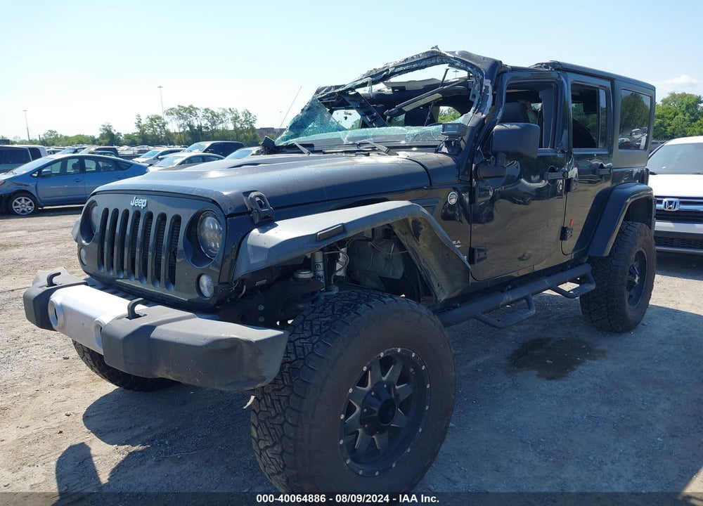 2014 JEEP WRANGLER UNLIMITED SAHARA VIN: 1C4BJWEG8EL264782