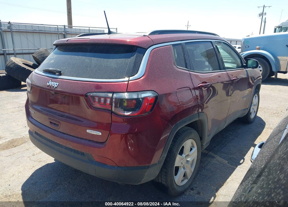 2022 JEEP COMPASS LATITUDE 4X4 VIN: 3C4NJDBB6NT148429
