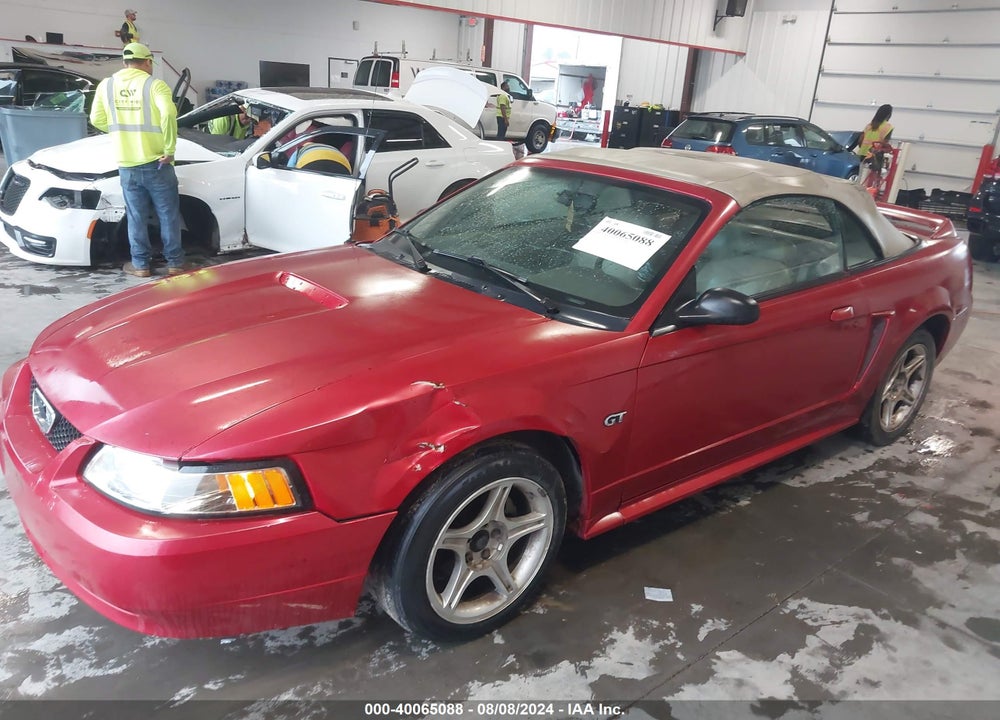 2000 FORD MUSTANG GT VIN: 1FAFP45X1YF261753