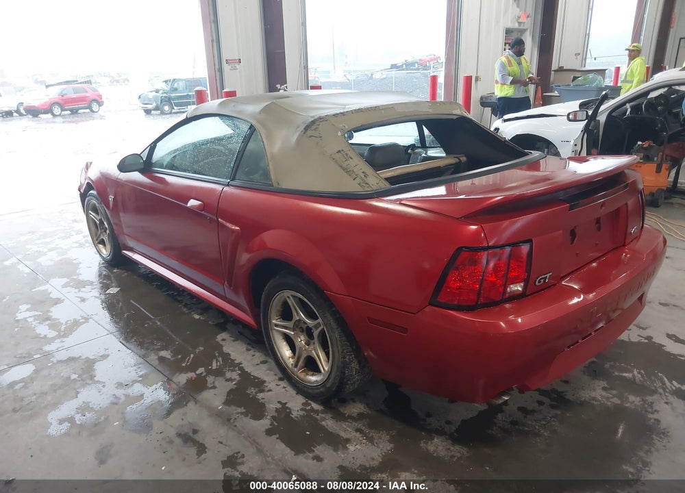 2000 FORD MUSTANG GT VIN: 1FAFP45X1YF261753