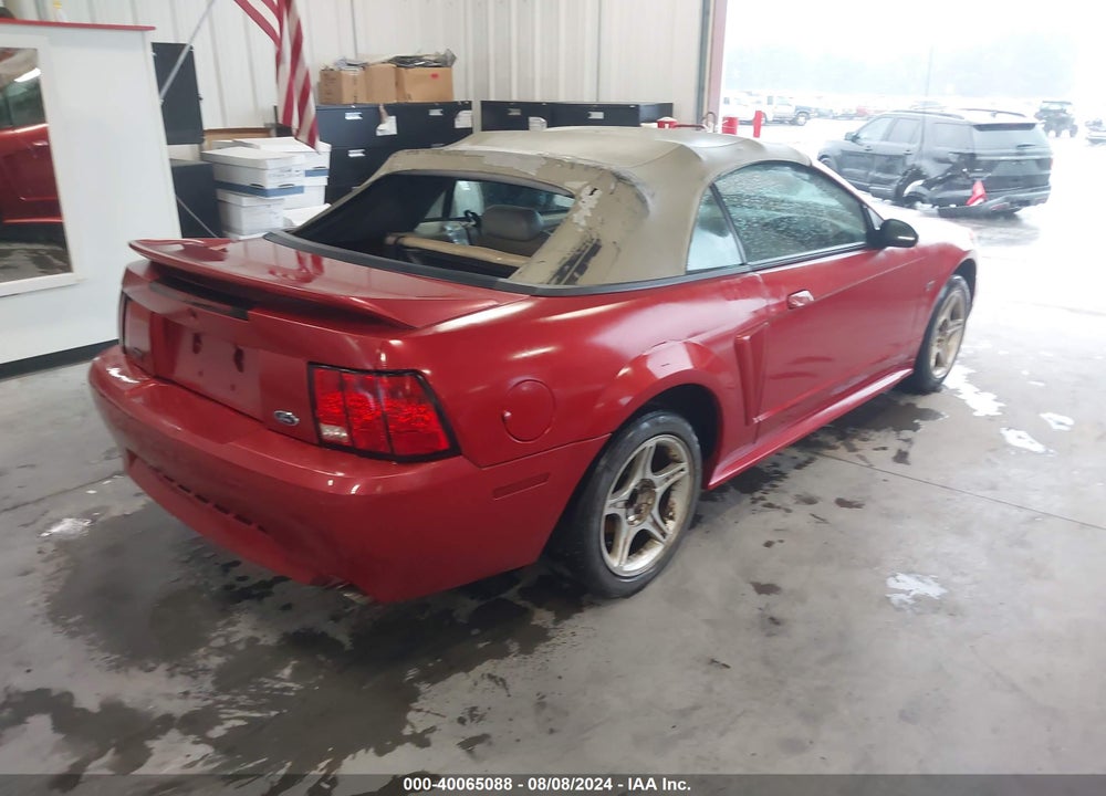 2000 FORD MUSTANG GT VIN: 1FAFP45X1YF261753