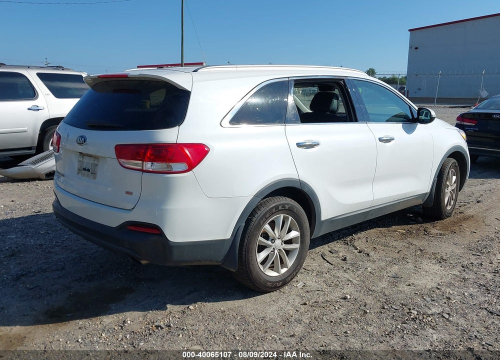 2016 KIA SORENTO 2.4L LX VIN: 5XYPG4A32GG020720