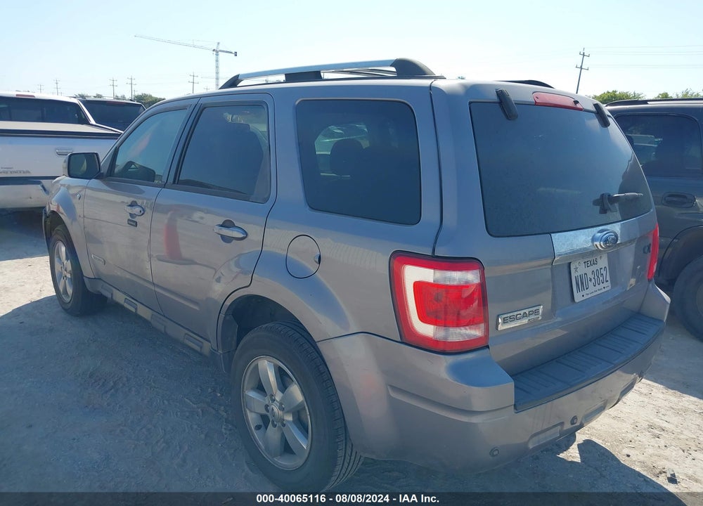 2008 FORD ESCAPE LIMITED VIN: 1FMCU94148KD67682