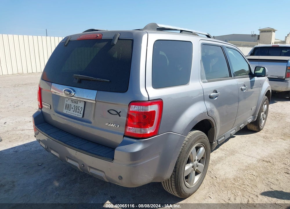 2008 FORD ESCAPE LIMITED VIN: 1FMCU94148KD67682