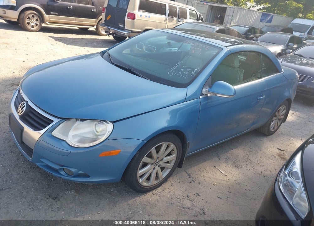 2008 VOLKSWAGEN EOS KOMFORT/TURBO VIN: WVWBA71F18V014408