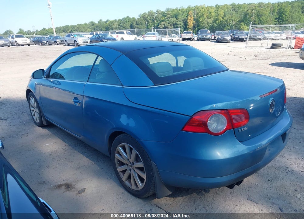 2008 VOLKSWAGEN EOS KOMFORT/TURBO VIN: WVWBA71F18V014408