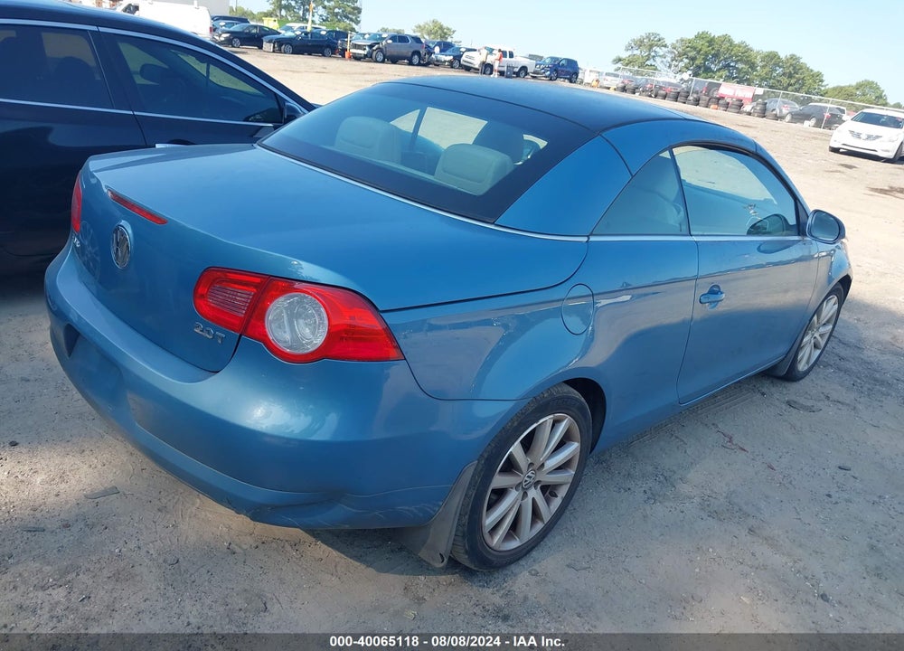 2008 VOLKSWAGEN EOS KOMFORT/TURBO VIN: WVWBA71F18V014408