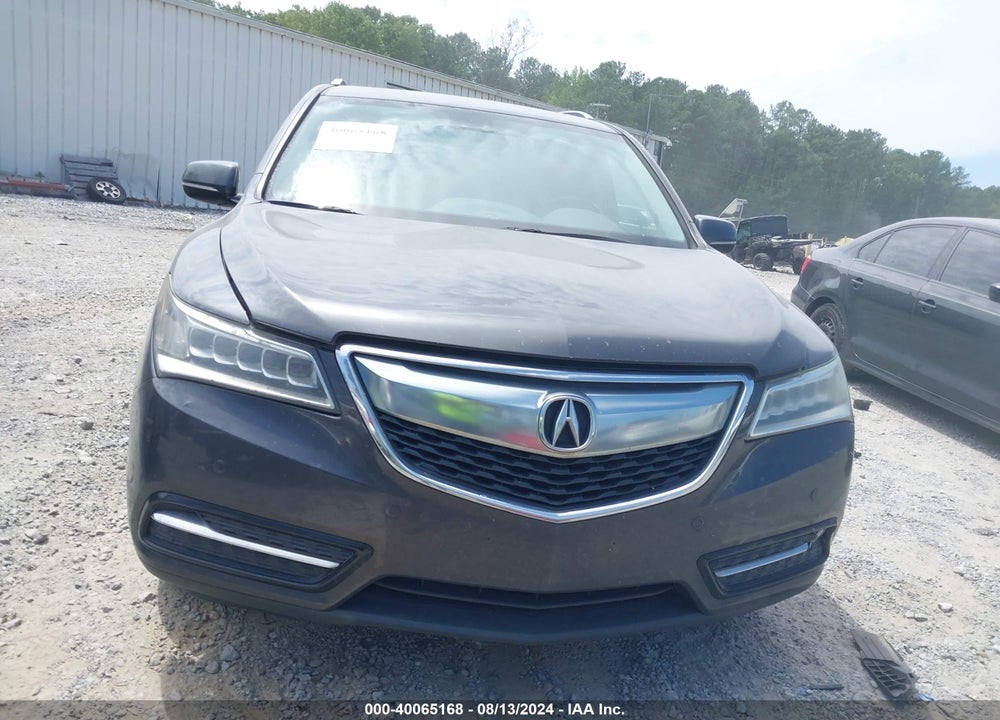 2014 ACURA MDX ADVANCE PKG W/ENTERTAINMENT PKG VIN: 5FRYD4H85EB007039