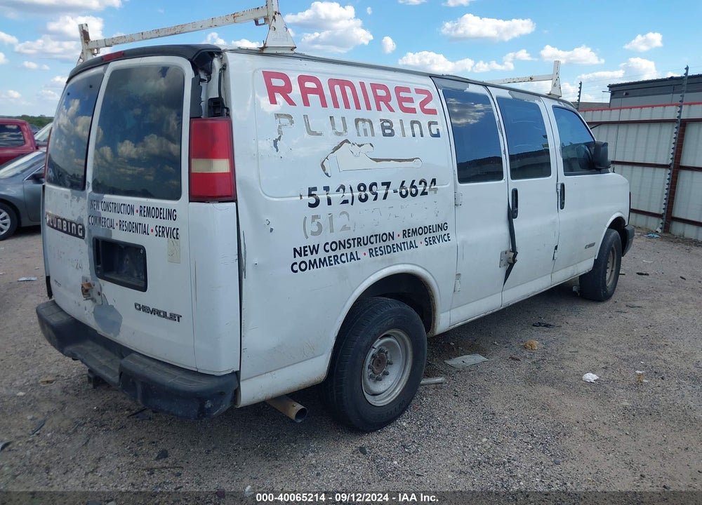 2005 CHEVROLET EXPRESS VIN: 1GCGG25V651117593